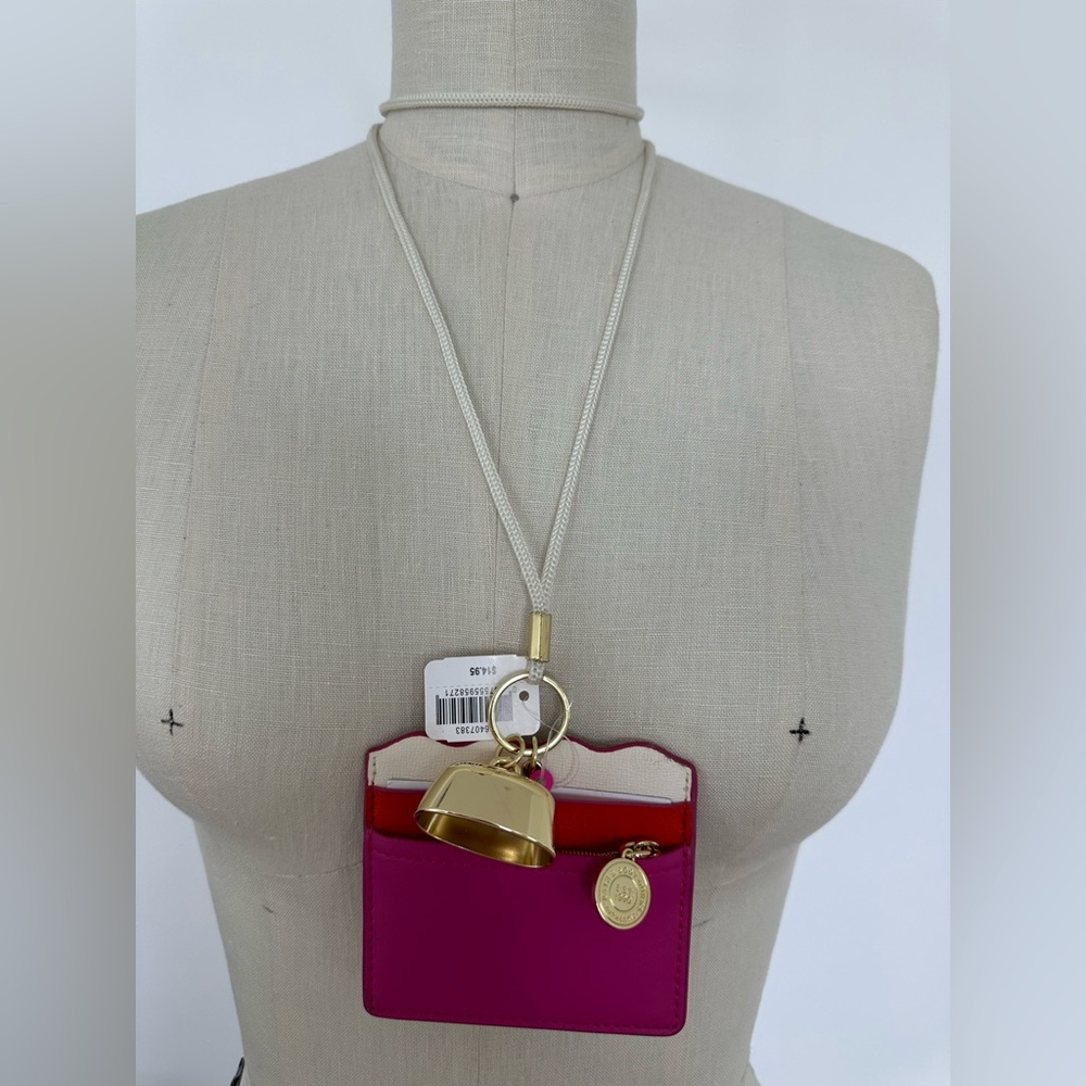 Wallet & sanitizer holder lanyard